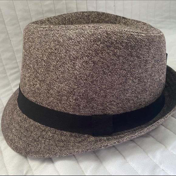 Tweed Fedora Hat Unisex Men’s Women’s Wool Blend All Seasons NWT - Picture 3 of 4